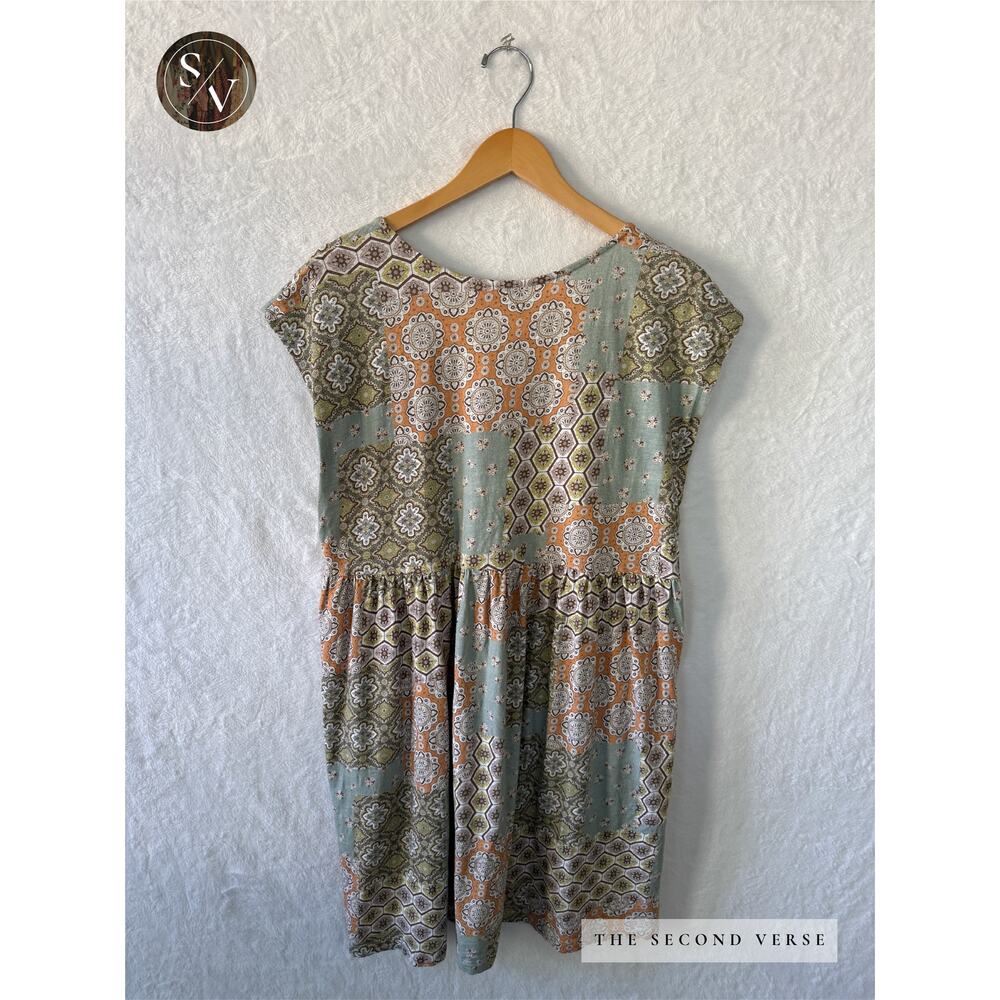 Known Supply Misty Patchwork Dress Sleeveless Boho Size XL - Picture 3 of 9